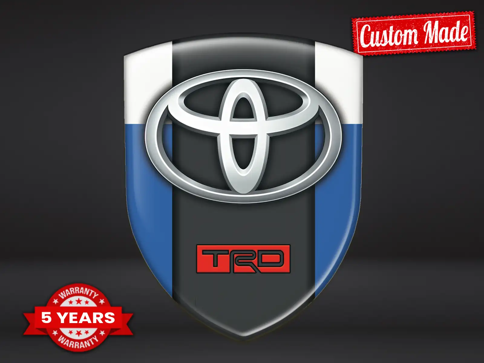 Toyota Personalized Logo Stickers Look Max Resilient Pro